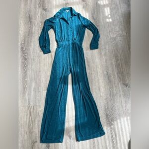 Teal jumpsuit - excellent condition.